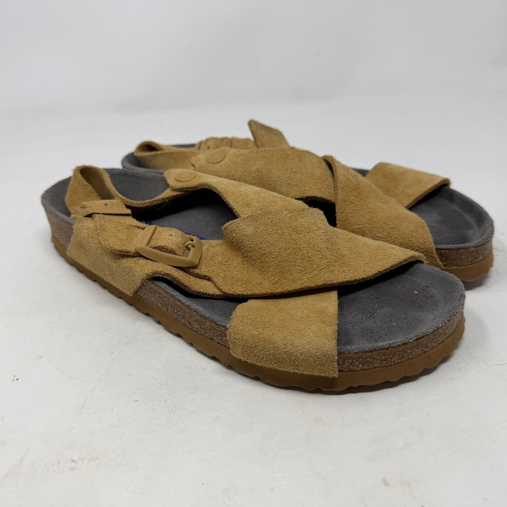 Birkenstock Birkenstock Tulum Soft Footbed Womens 39 (8.5) Kyoto Tan Suede